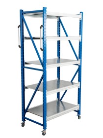 Стеллаж мобильный БиКом СТ-4 300x90x90 5 полок Стеллаж мобильный БиКом СТ-4 300x90x90 5 полок