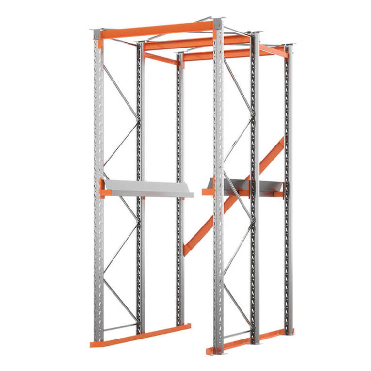 Стеллаж набивной паллетный (3000х1580х1800 мм), 1 линия, 2 яруса купить в Белгороде Стеллаж набивной паллетный (3000х1580х1800 мм), 1 линия, 2 яруса купить в Белгороде