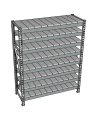 Стеллаж грузовой СГР 3000x1800x500 8 полок (металл) Стеллаж грузовой СГР 3000x1800x500 8 полок (металл)