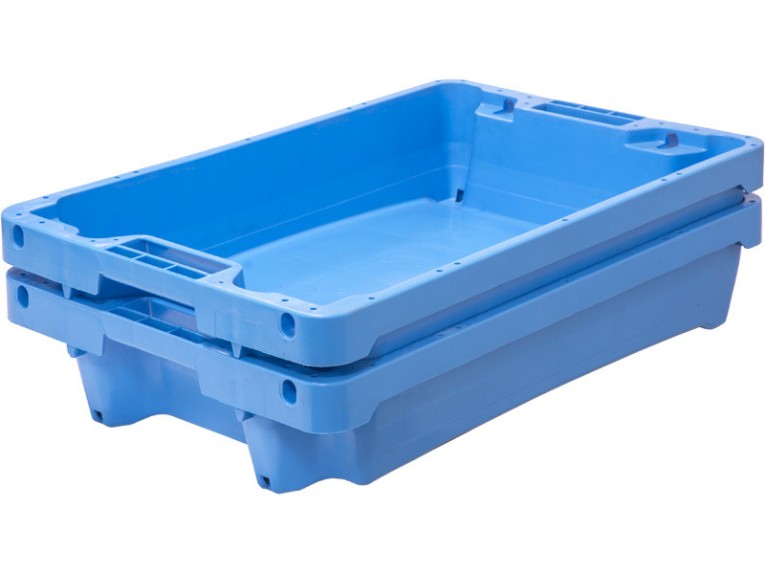 Ящик рыбный 600х400х125 конусный 7-10 кг/15 л с дренажными отверстиями синий 83630300 купить в Белгороде Ящик рыбный 600х400х125 конусный 7-10 кг/15 л с дренажными отверстиями синий 83630300 купить в Белгороде