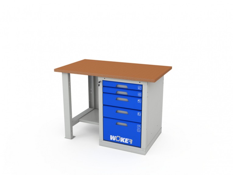 Верстак однотумбовый WOKER PRO 1005.1200 купить в Белгороде