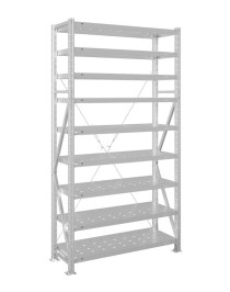 Стеллаж MS U 2000x700x500 9 полок (300 кг, перф) Стеллаж MS U 2000x700x500 9 полок (300 кг, перф)