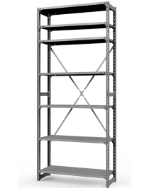 Стеллаж ТСУ 3000x1000x400 7 полок (150 кг, перф)