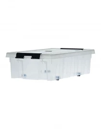 Ящик сплошной 580×390×180 мм, объем 40.72 л., арт.: Rox Box 35, прозрачный, код: 18708
