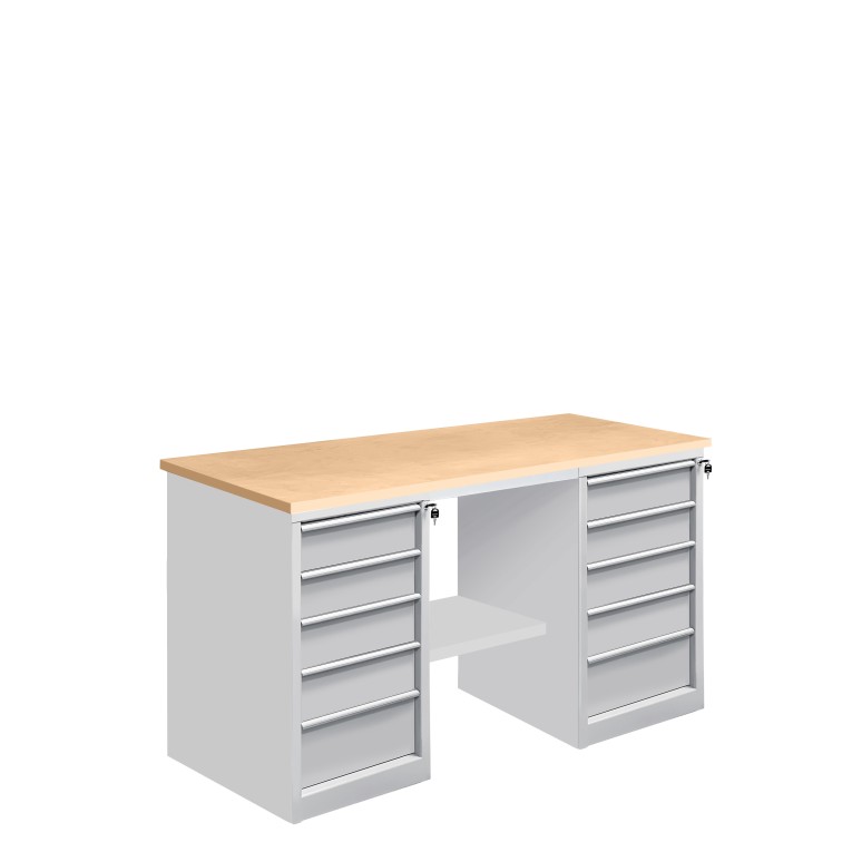 Верстак слесарный Gresson ВС-Т5Т5 ВС-1800Т5Т5 купить в Белгороде