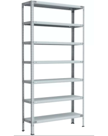 Стеллаж металлический Титан МС-500 1800х1000х400 7 полок Стеллаж металлический Титан МС-500 1800х1000х400 7 полок
