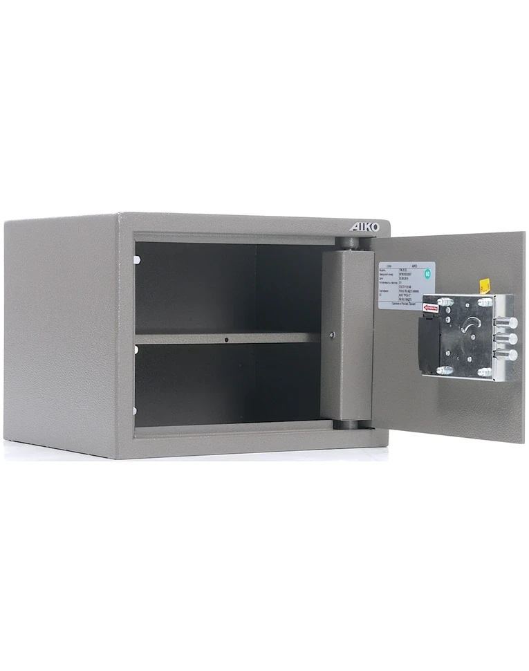 Офисный сейф Aiko TM-25 EL, с открытой дверцей
